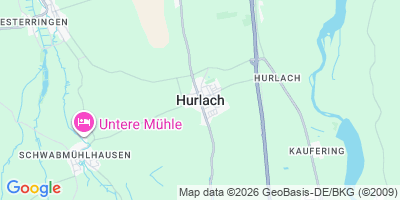 Karte Hurlach