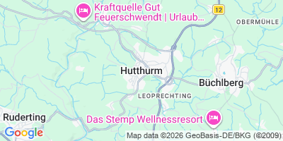 Karte Hutthurm