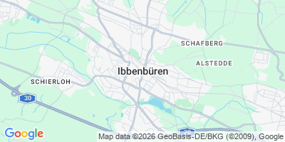 Karte Ibbenbüren