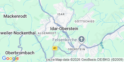 Karte Idar-Oberstein