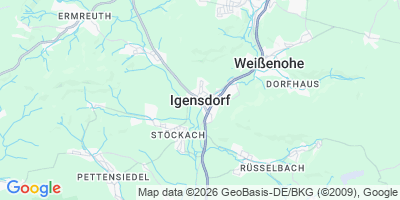 Karte Igensdorf