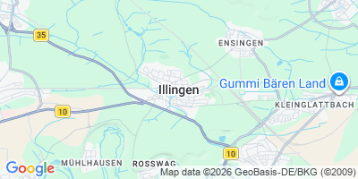 Karte Illingen