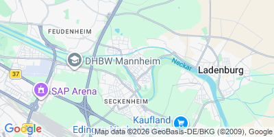 Karte Ilvesheim