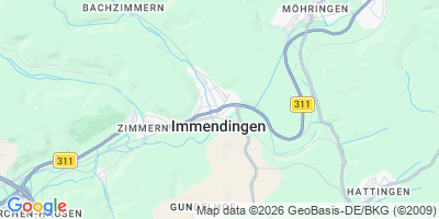 Karte Immendingen