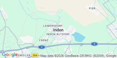 Karte Inden