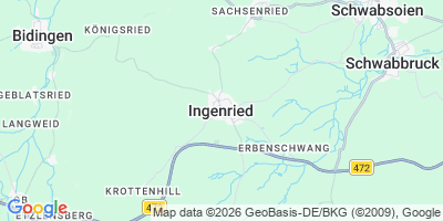 Karte Ingenried