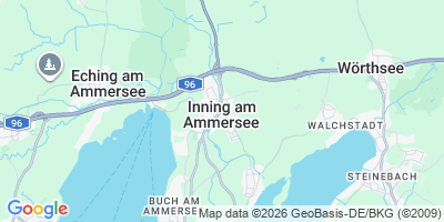 Karte Inning a.Ammersee