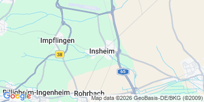 Karte Insheim