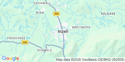 Karte Inzell