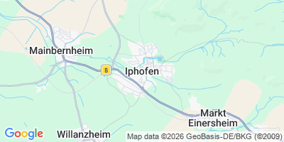 Karte Iphofen