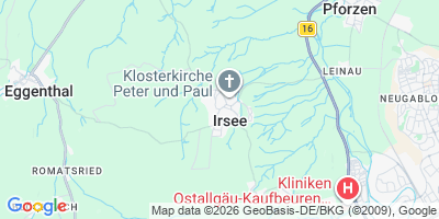 Karte Irsee
