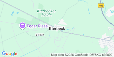 Karte Itterbeck