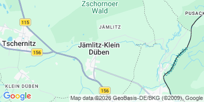 Karte Jämlitz-Klein Düben