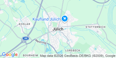 Karte Jülich, Stadt