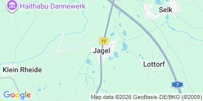 Karte Jagel