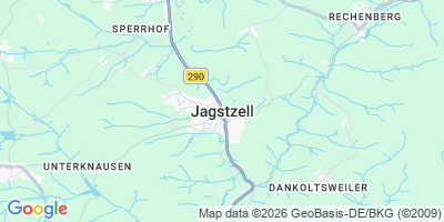 Karte Jagstzell