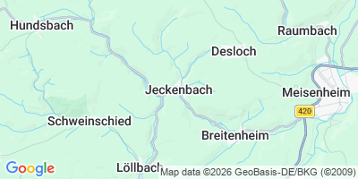 Karte Jeckenbach