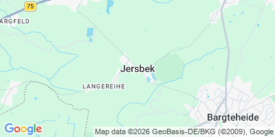 Karte Jersbek
