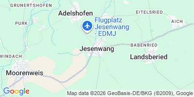 Karte Jesenwang