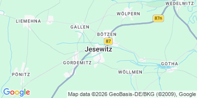 Karte Jesewitz