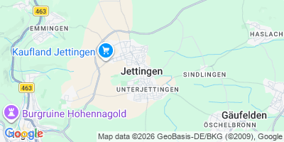 Karte Jettingen
