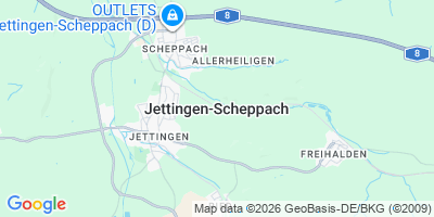 Karte Jettingen-Scheppach
