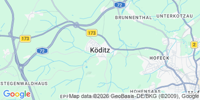 Karte Köditz