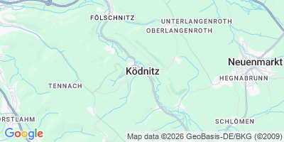Karte Ködnitz
