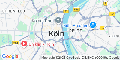 Karte Köln