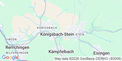 Karte Königsbach-Stein