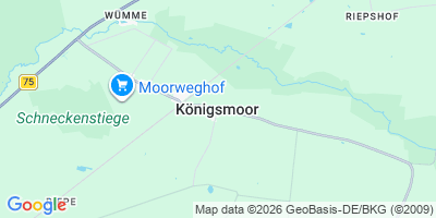 Karte Königsmoor
