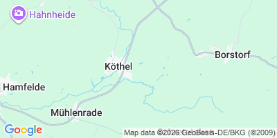 Karte Köthel (Lauenburg)