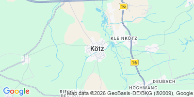 Karte Kötz