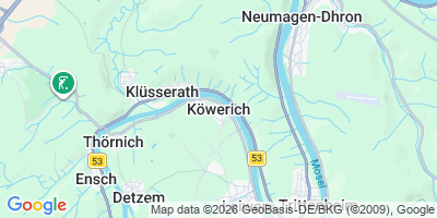Karte Köwerich