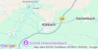 Karte Kühbach