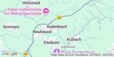Karte Kadenbach