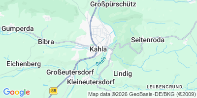 Karte Kahla