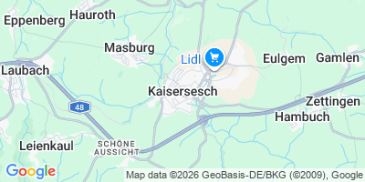 Karte Kaisersesch, Stadt