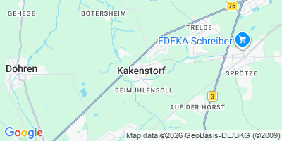 Karte Kakenstorf
