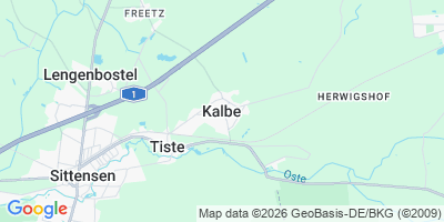 Karte Kalbe