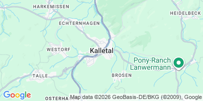 Karte Kalletal