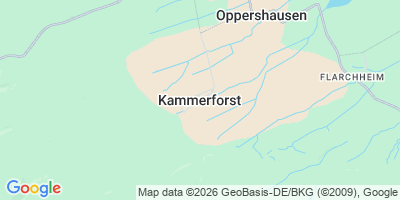 Karte Kammerforst