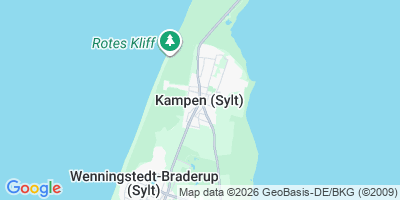 Karte Kampen (Sylt)