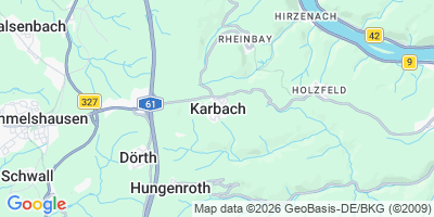 Karte Karbach