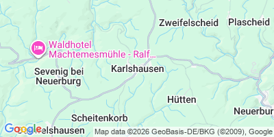 Karte Karlshausen