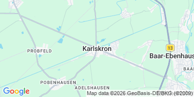 Karte Karlskron