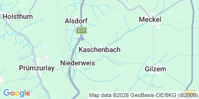 Karte Kaschenbach