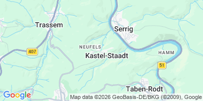 Karte Kastel-Staadt