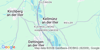 Karte Kellmünz a.d.Iller