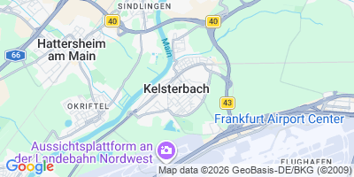 Karte Kelsterbach